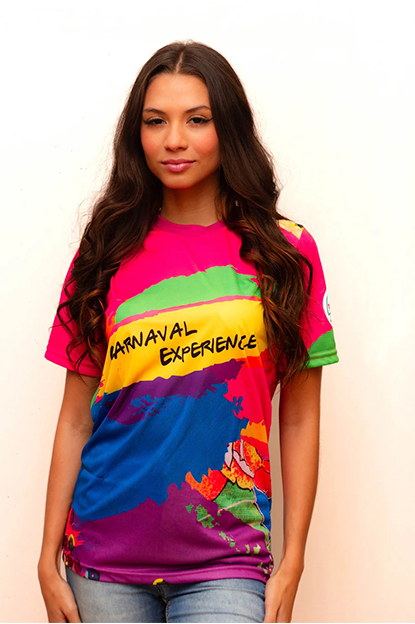 Camisa Rosa Carnaval Experience