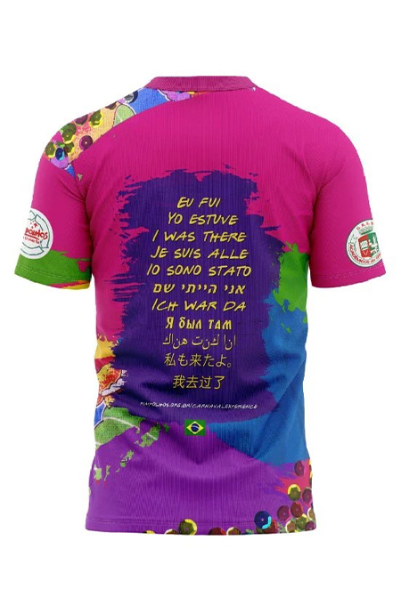 Camisa Rosa Carnaval Experience