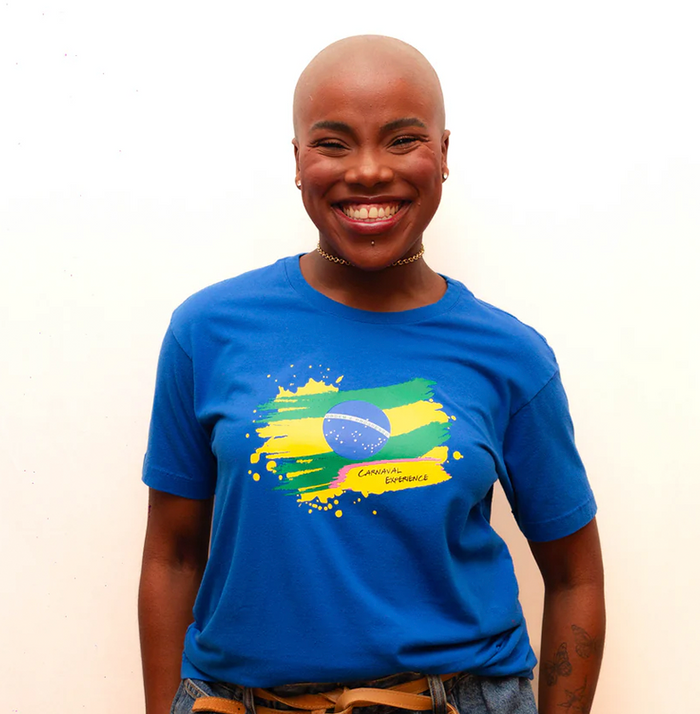 Camisa Brasil azul Carnaval Experience